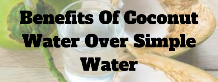 Benefits Of Coconut Water Over Simple Water - Shopping Monster Blog